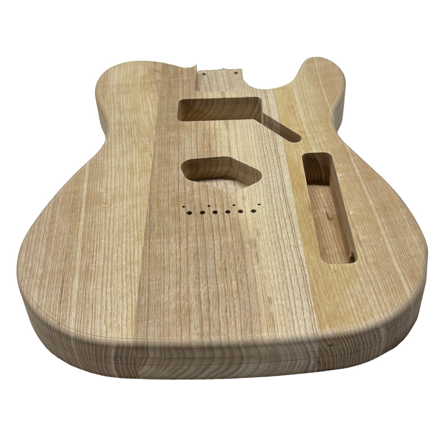 TL-Style White Ash Unfinished Fender Guitar Body #610 - Exotic Wood Zone