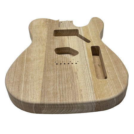 TL-Style White Ash Unfinished Fender Guitar Body #610 - Exotic Wood Zone