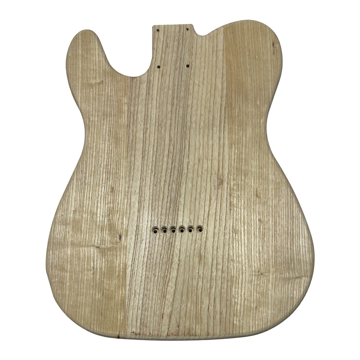 TL-Style White Ash Unfinished Fender Guitar Body #610 - Exotic Wood Zone