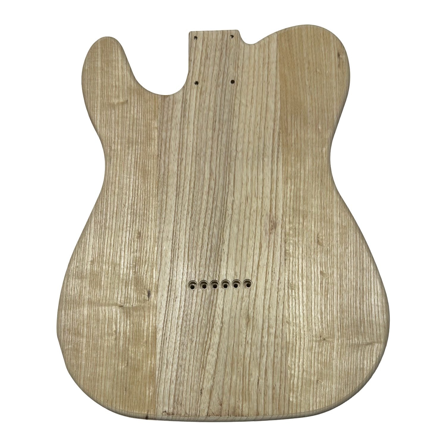 TL-Style White Ash Unfinished Fender Guitar Body #610 - Exotic Wood Zone