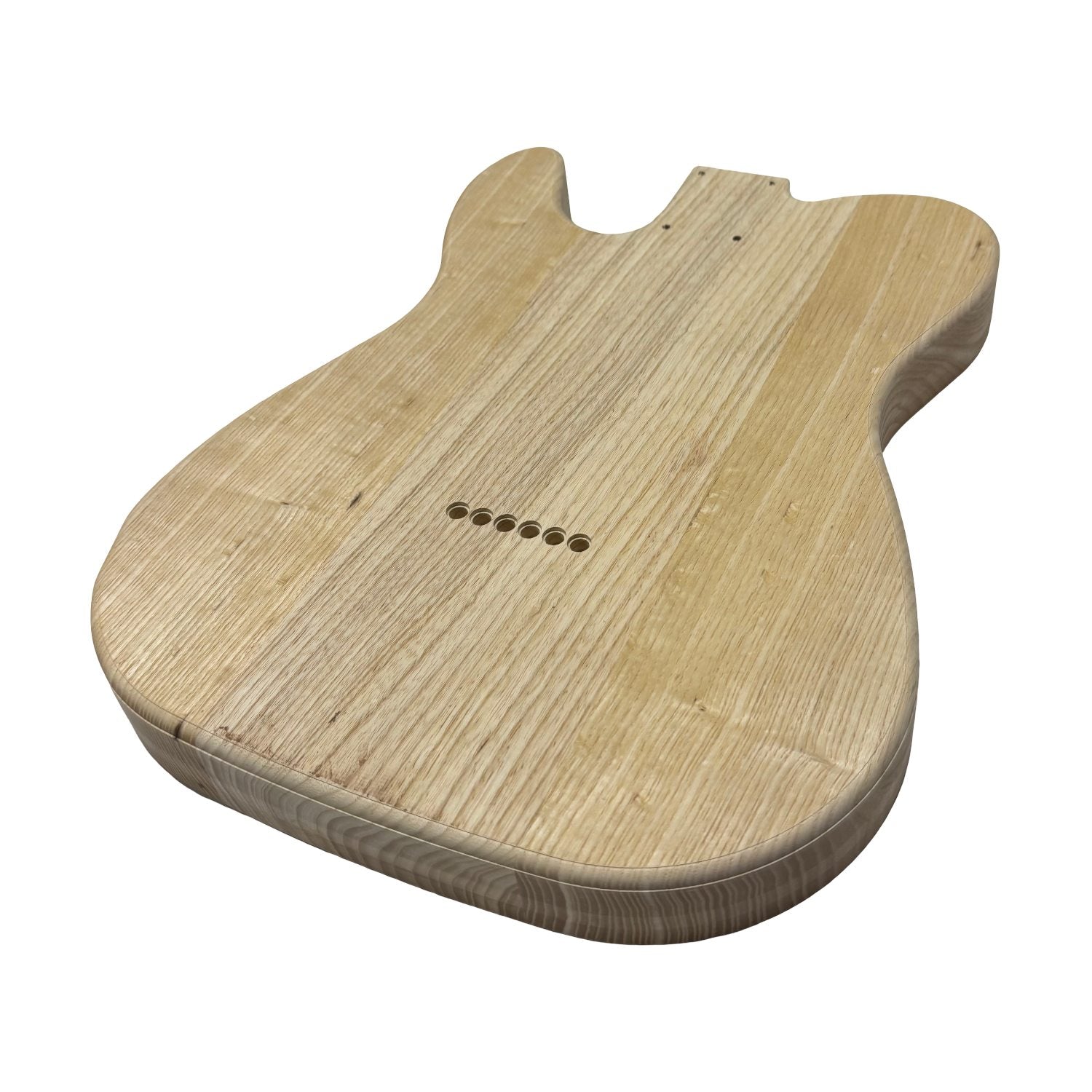TL-Style White Ash Unfinished Fender Guitar Body #610 - Exotic Wood Zone
