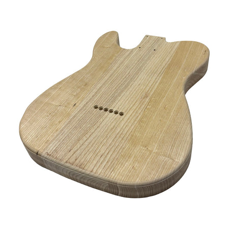 TL-Style White Ash Unfinished Fender Guitar Body #610 - Exotic Wood Zone