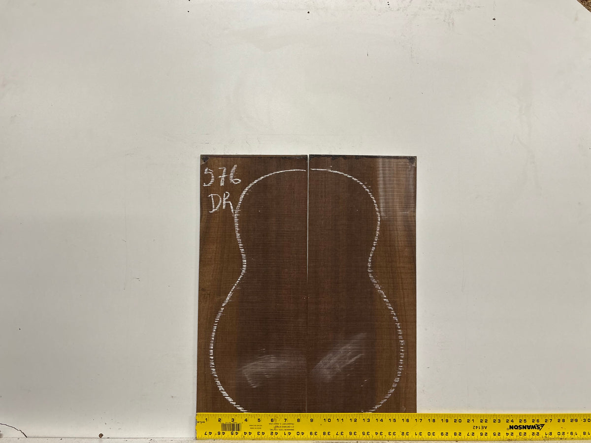 Indian Laurel Dreadnought Guitar Back and Side Set #576 - Exotic Wood Zone