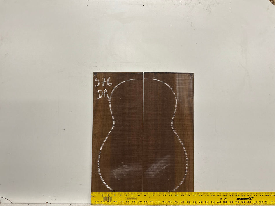 Indian Laurel Dreadnought Guitar Back and Side Set #576 - Exotic Wood Zone