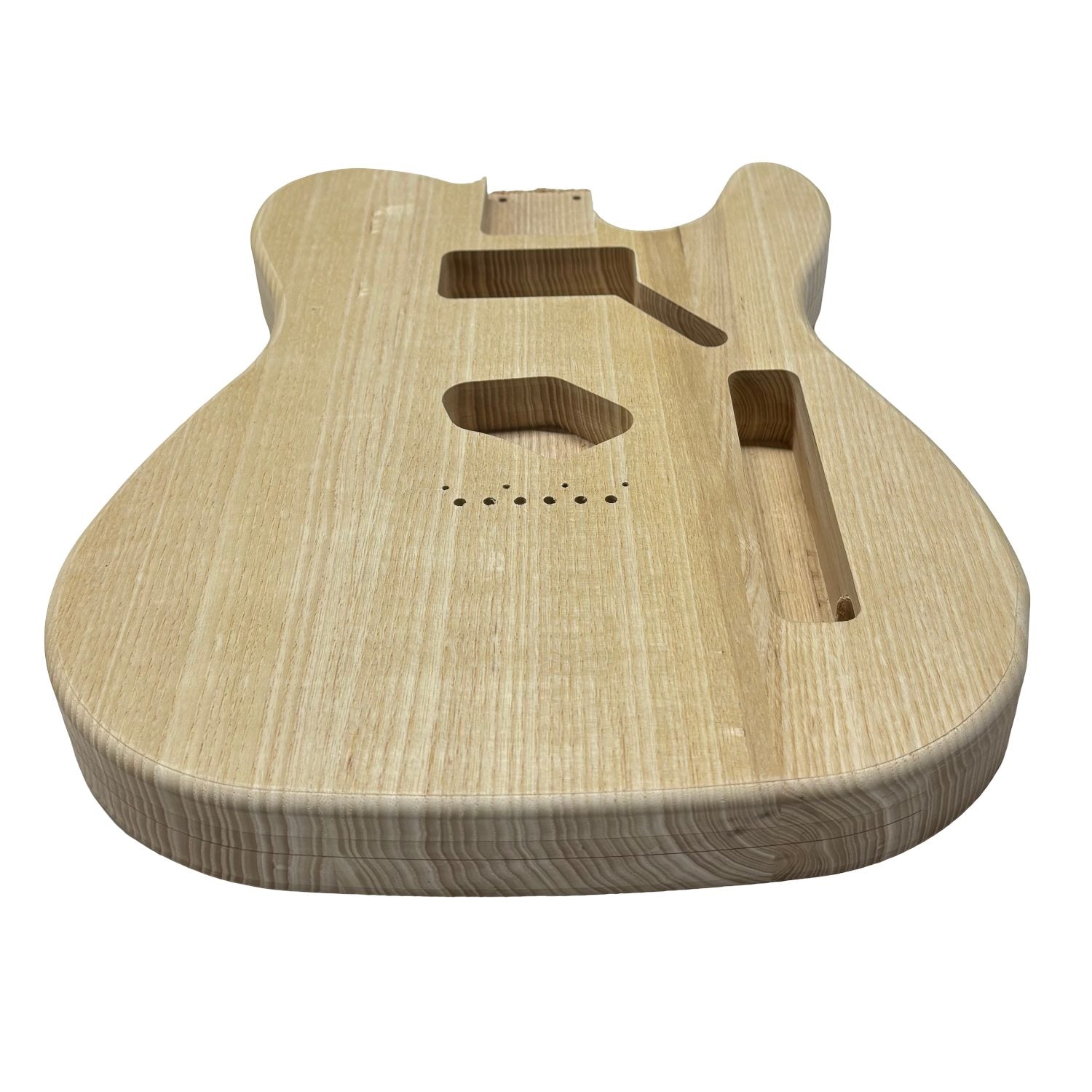 TL-Style White Ash Unfinished Fender Guitar Body #611 - Exotic Wood Zone
