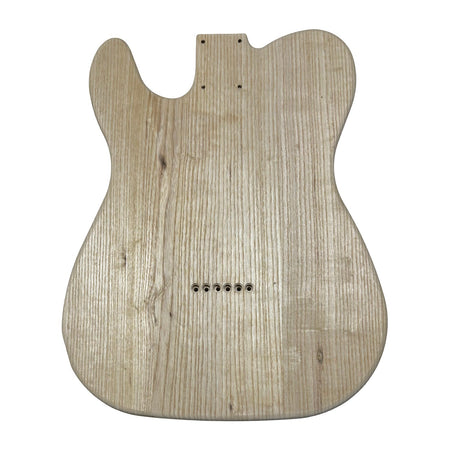 TL-Style White Ash Unfinished Fender Guitar Body #611 - Exotic Wood Zone