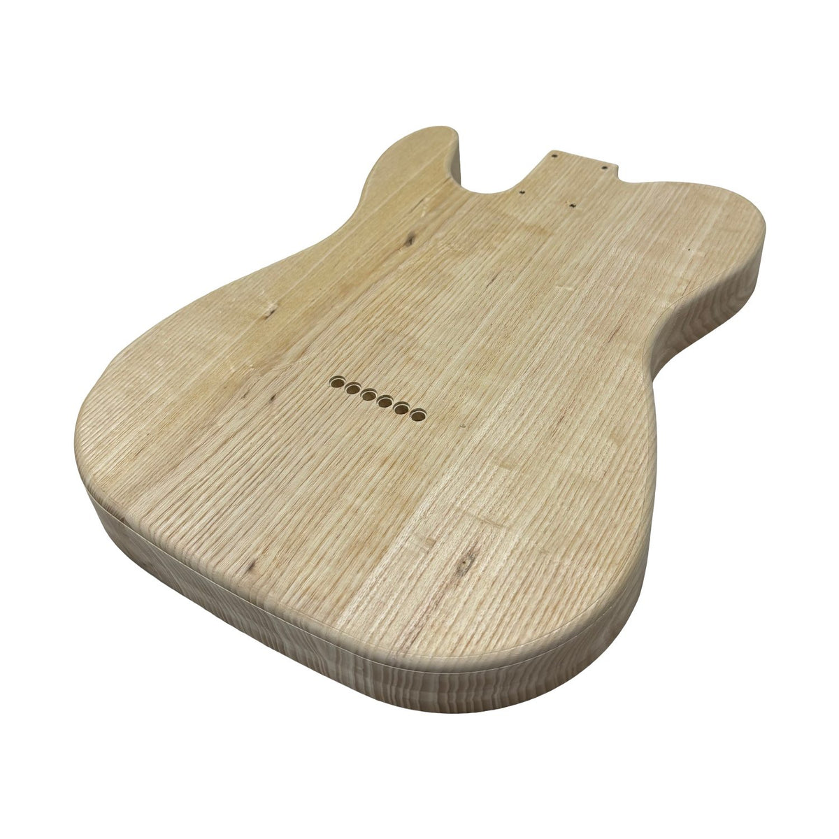 TL-Style White Ash Unfinished Fender Guitar Body #611 - Exotic Wood Zone