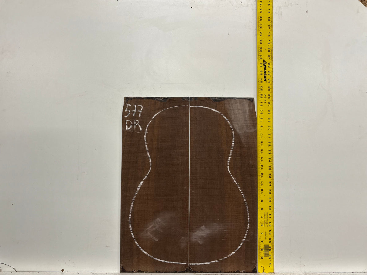 Indian Laurel Dreadnought Guitar Back and Side Set #577 - Exotic Wood Zone