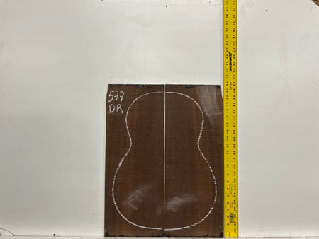 Indian Laurel Dreadnought Guitar Back and Side Set #577 - Exotic Wood Zone