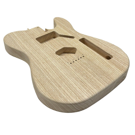 TL-Style White Ash Unfinished Fender Guitar Body #612 - Exotic Wood Zone
