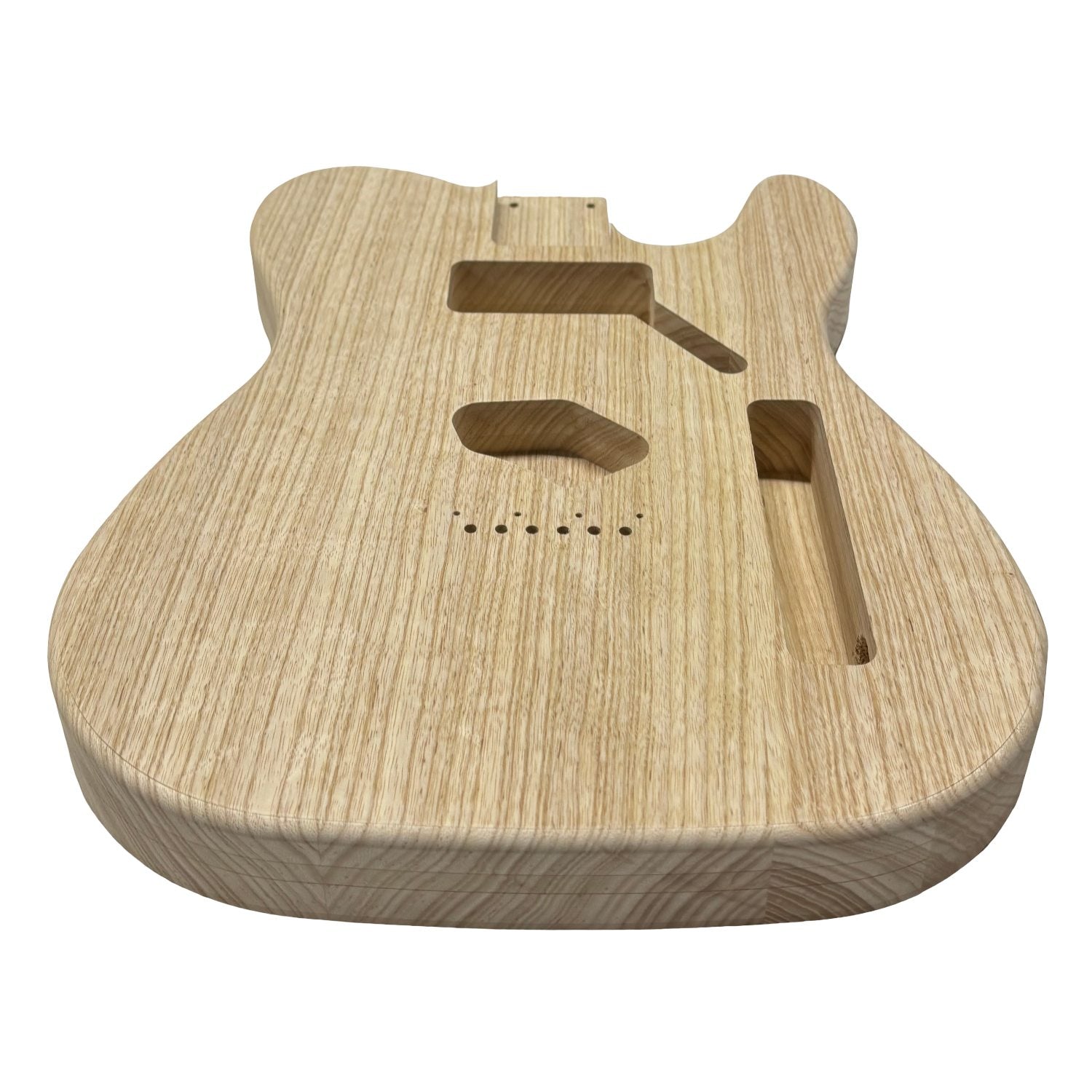 TL-Style White Ash Unfinished Fender Guitar Body #612 - Exotic Wood Zone