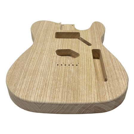 TL-Style White Ash Unfinished Fender Guitar Body #612 - Exotic Wood Zone