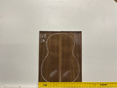 Indian Laurel Dreadnought Guitar Back and Side Set #578 - Exotic Wood Zone