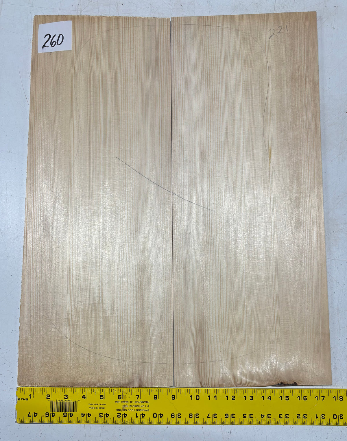 Adirondack Spruce (Red Spruce) Dreadnought Guitar Top #260 Exotic Wood Zone 