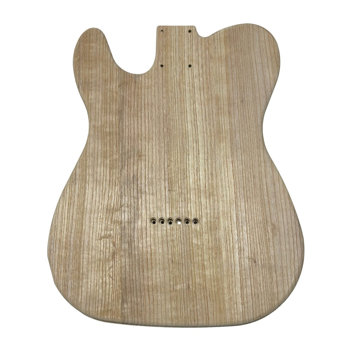 TL-Style White Ash Unfinished Fender Guitar Body #612 - Exotic Wood Zone