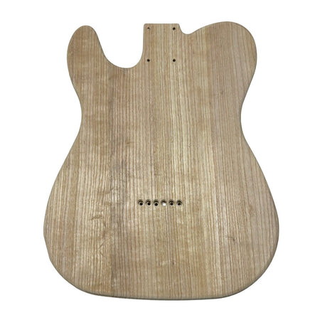 TL-Style White Ash Unfinished Fender Guitar Body #612 - Exotic Wood Zone