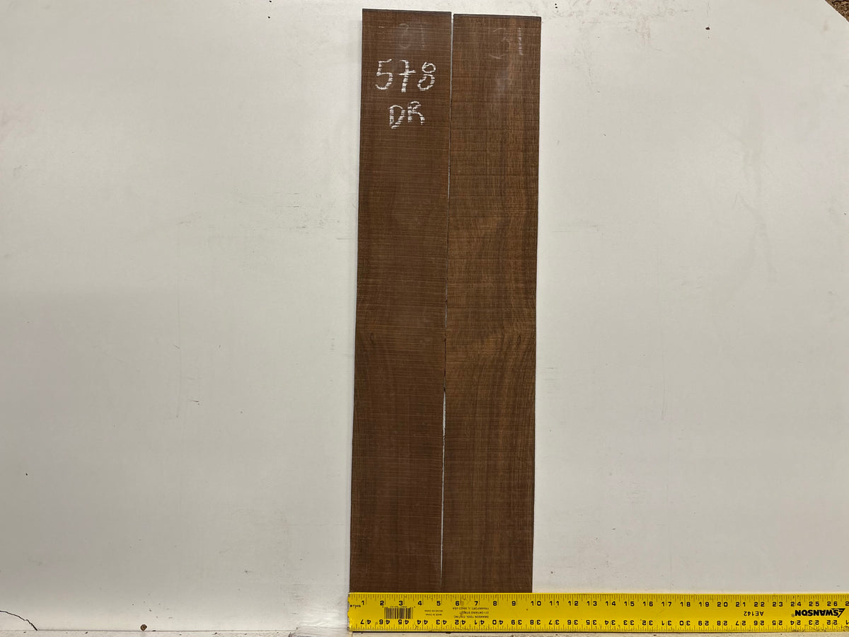Indian Laurel Dreadnought Guitar Back and Side Set #578 - Exotic Wood Zone