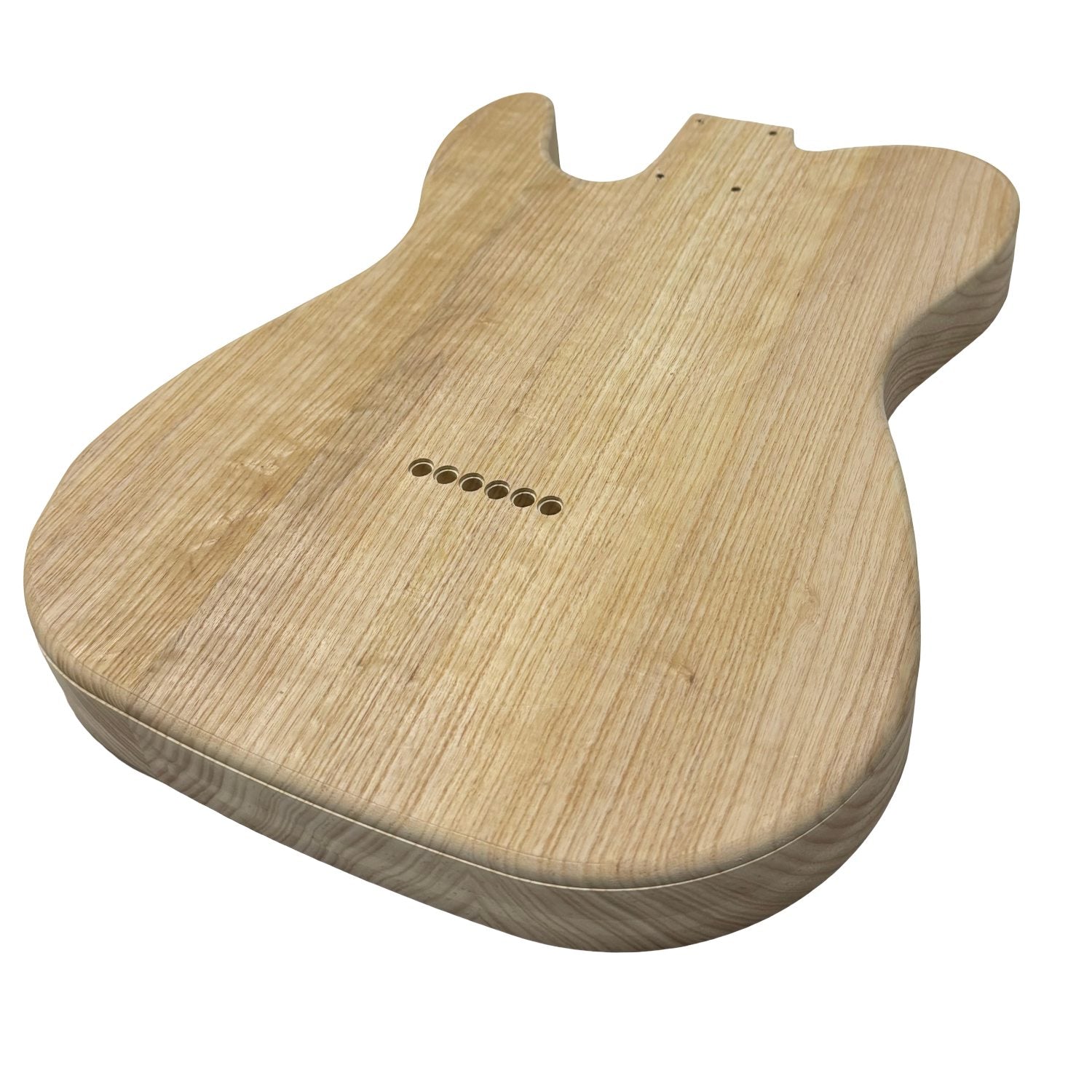TL-Style White Ash Unfinished Fender Guitar Body #612 - Exotic Wood Zone