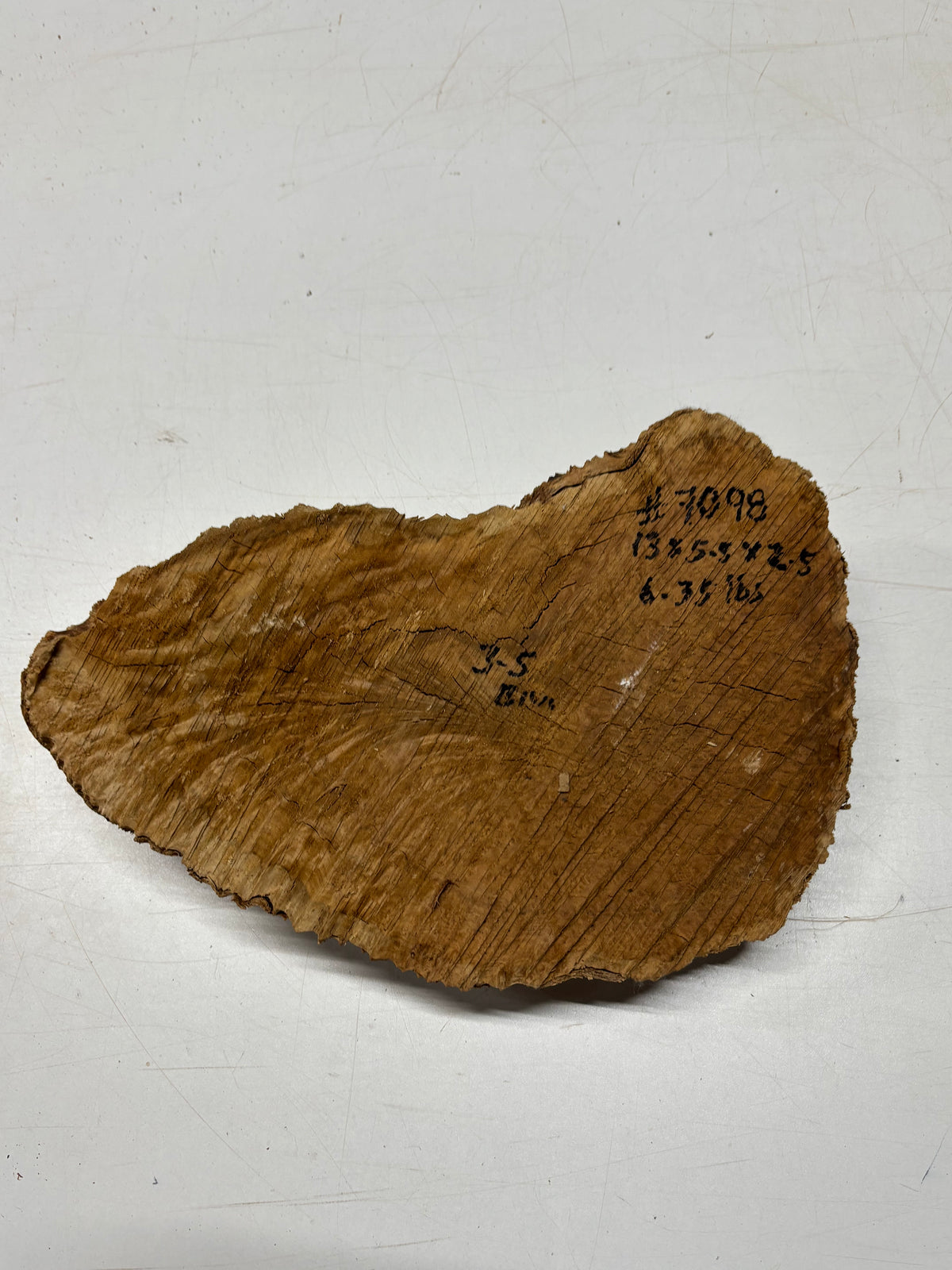 Brown Mallee Burl Cap 13" x 5.5" x 2.5" 6.35 Lbs #7098 - Exotic Wood Zone