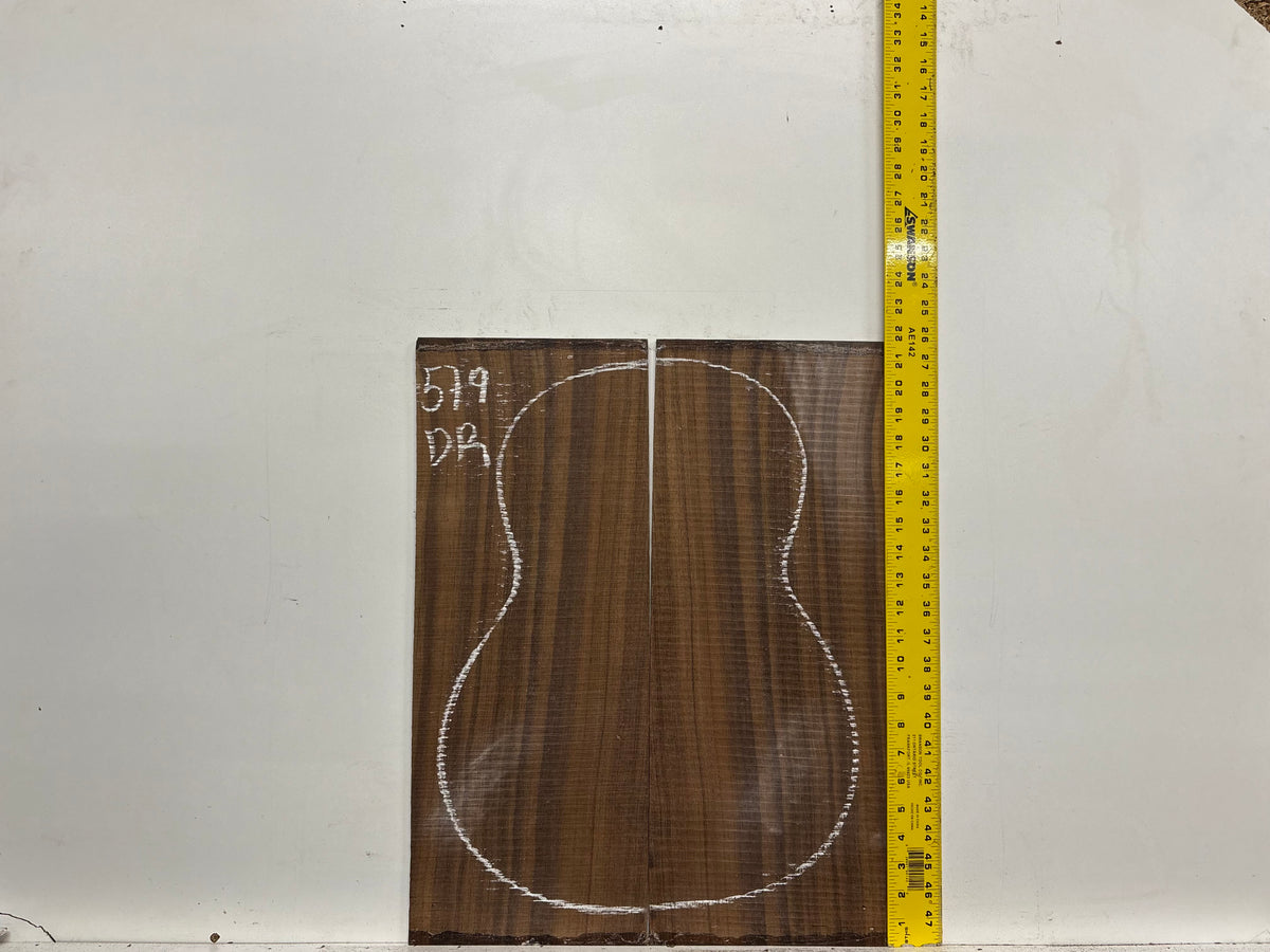 Indian Laurel Dreadnought Guitar Back and Side Set #579 - Exotic Wood Zone