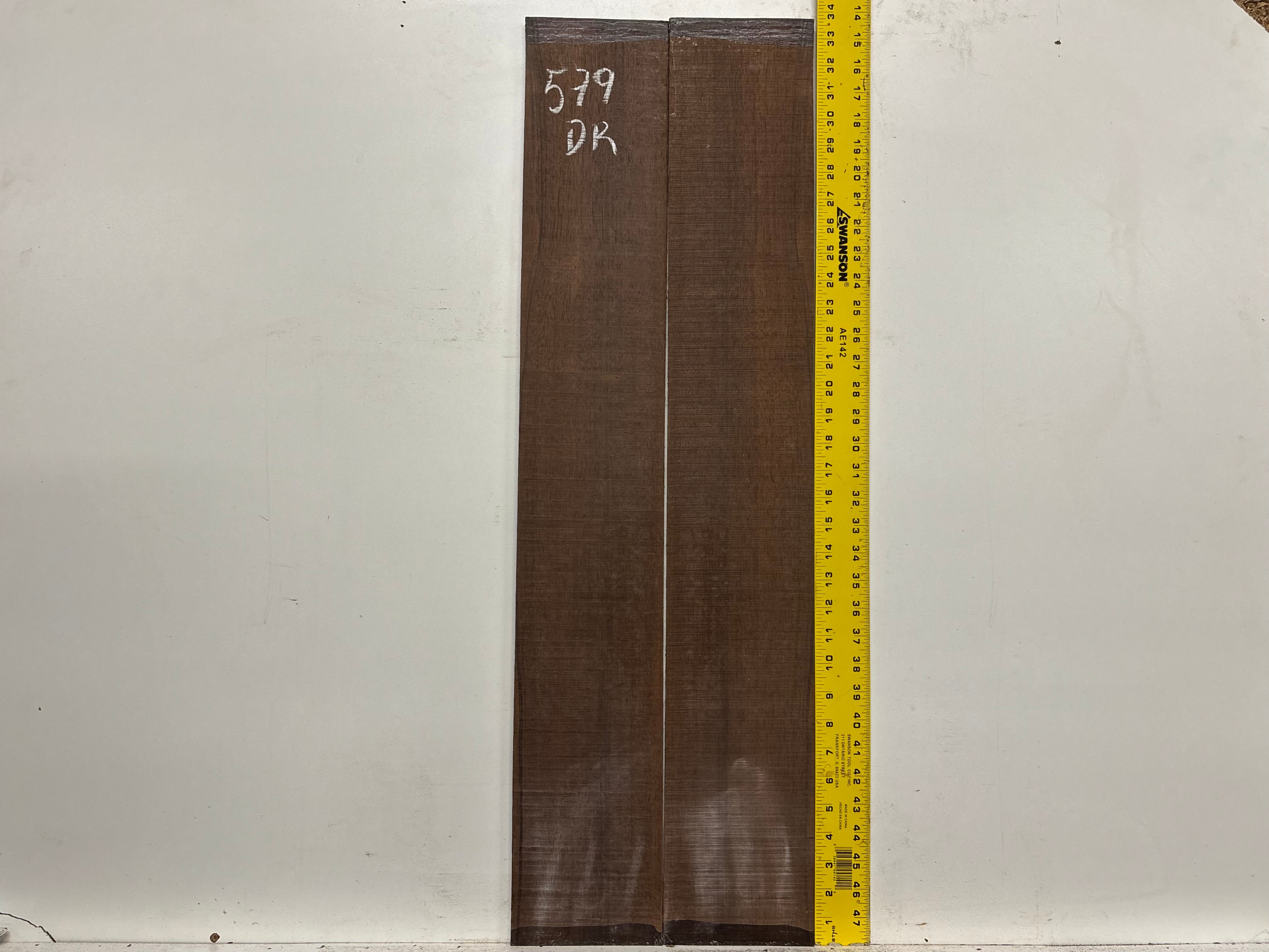 Indian Laurel Dreadnought Guitar Back and Side Set #579 - Exotic Wood Zone