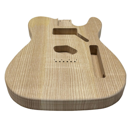 TL-Style White Ash Unfinished Fender Guitar Body #614 - Exotic Wood Zone