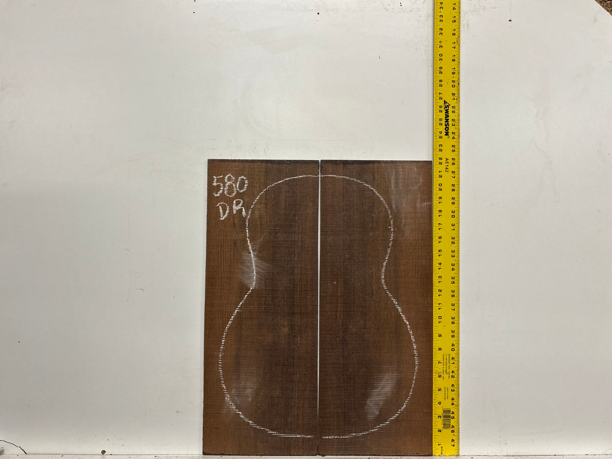Indian Laurel Dreadnought Guitar Back and Side Set #580 - Exotic Wood Zone