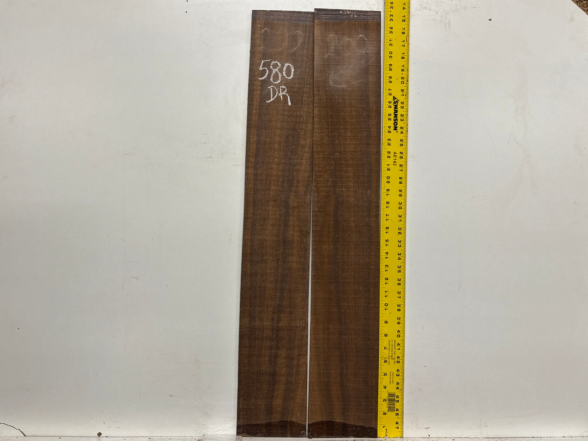 Indian Laurel Dreadnought Guitar Back and Side Set #580 - Exotic Wood Zone