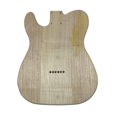 TL-Style White Ash Unfinished Fender Guitar Body #614 - Exotic Wood Zone