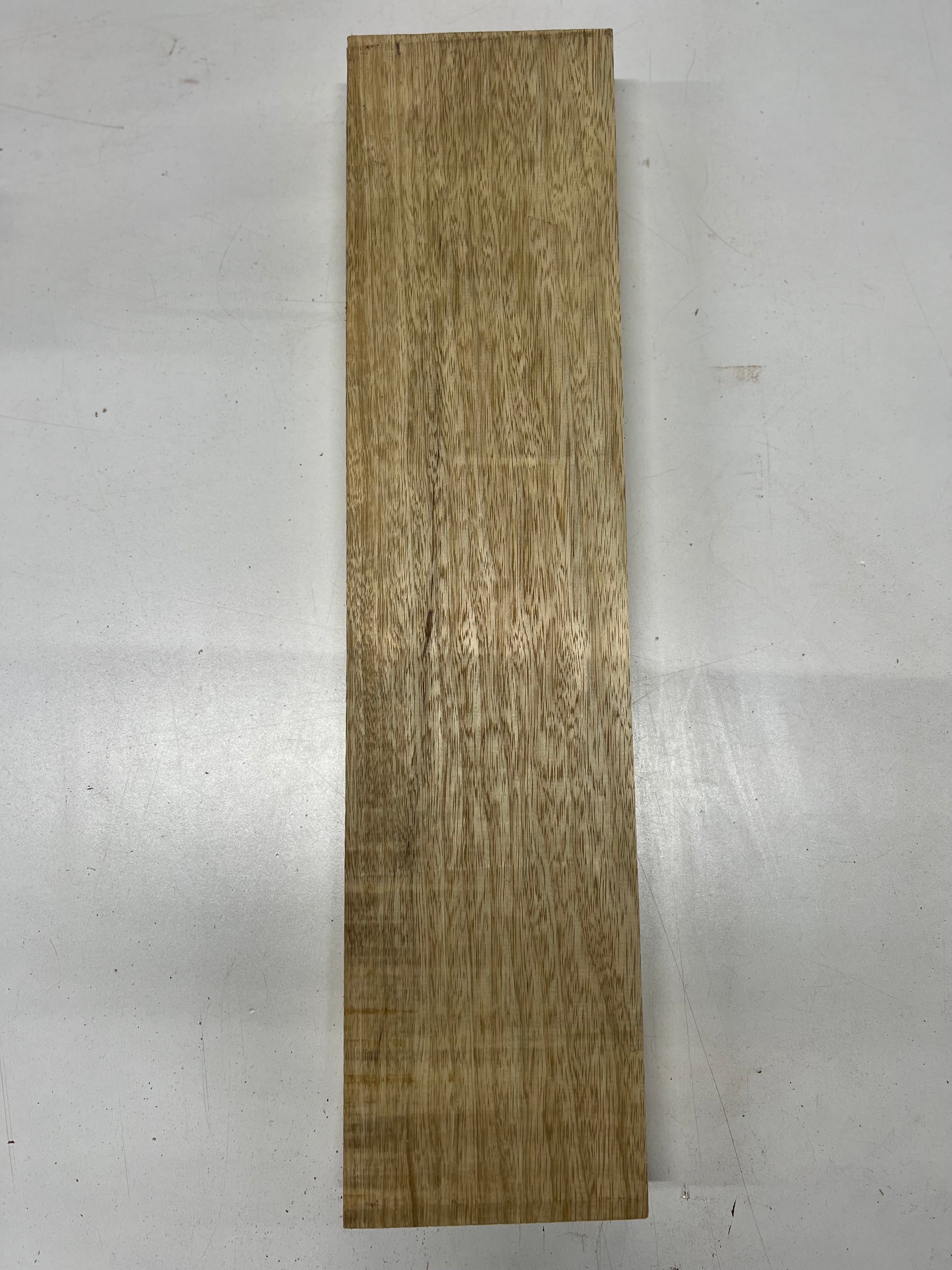 White Limba Lumber Board Wood Blank 24&quot;x5-3/4&quot;x2&quot; 
