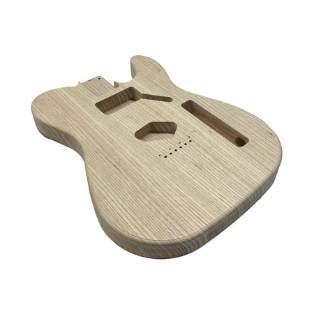 TL-Style White Ash Unfinished Fender Guitar Body #615 - Exotic Wood Zone