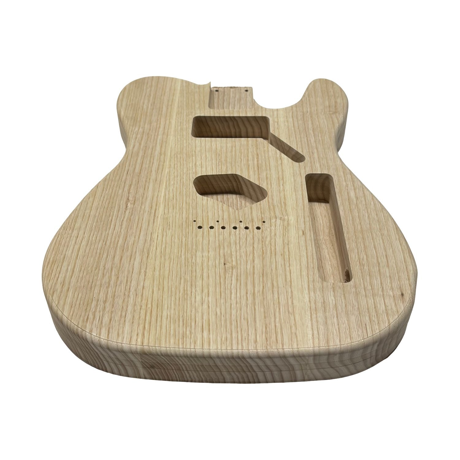 TL-Style White Ash Unfinished Fender Guitar Body #615 - Exotic Wood Zone