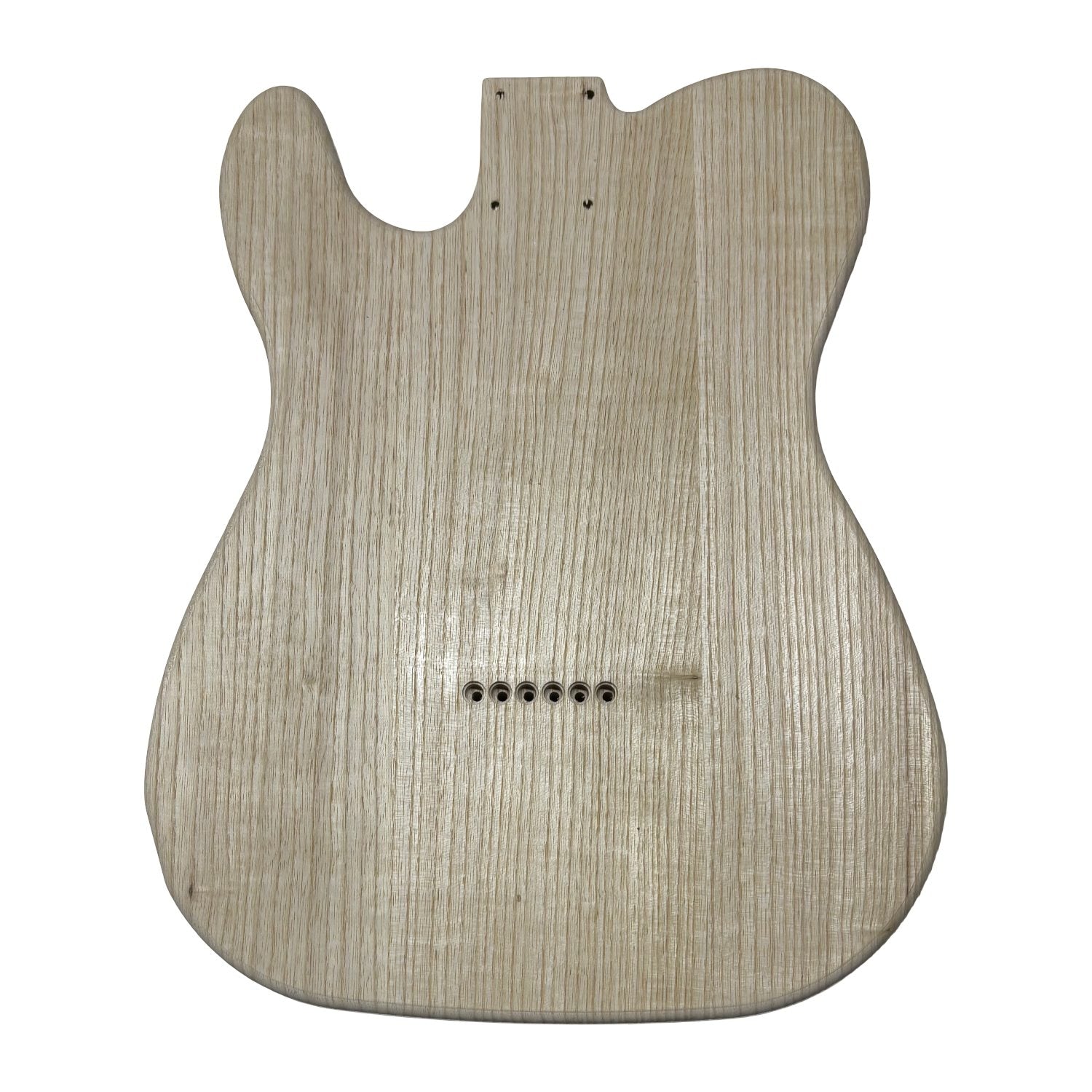TL-Style White Ash Unfinished Fender Guitar Body #615 - Exotic Wood Zone
