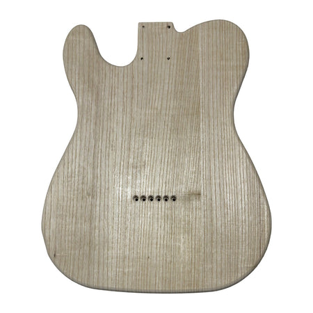 TL-Style White Ash Unfinished Fender Guitar Body #615 - Exotic Wood Zone