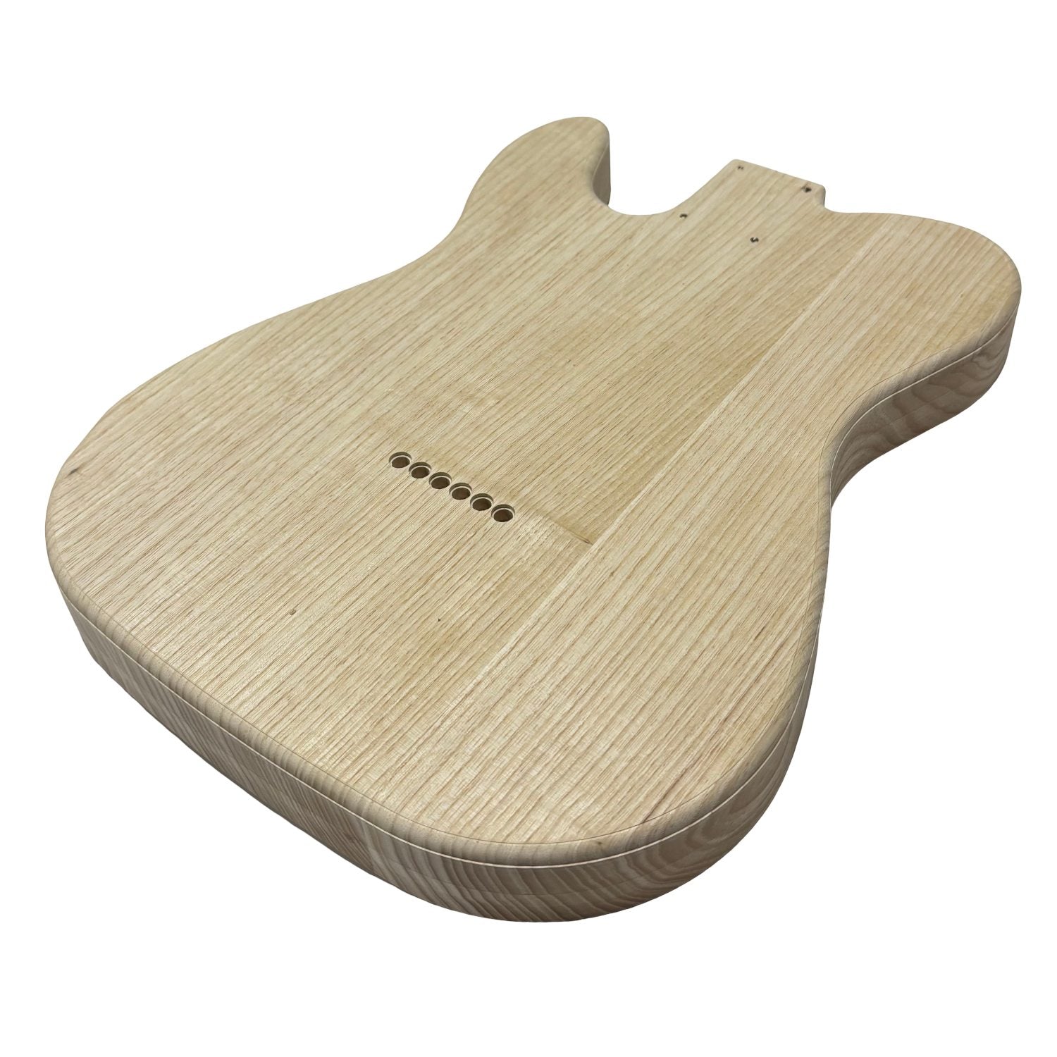 TL-Style White Ash Unfinished Fender Guitar Body #615 - Exotic Wood Zone