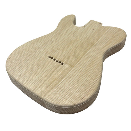 TL-Style White Ash Unfinished Fender Guitar Body #615 - Exotic Wood Zone