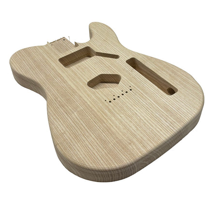 TL-Style White Ash Unfinished Fender Guitar Body #617 - Exotic Wood Zone