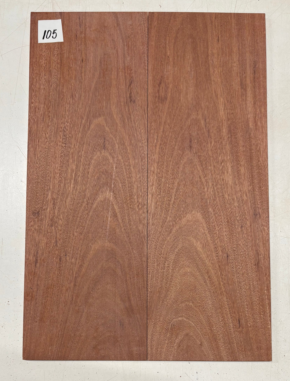 Santos Mahogany Guitar Drop Top - 21" x 7-1/4" x 3/8" #105