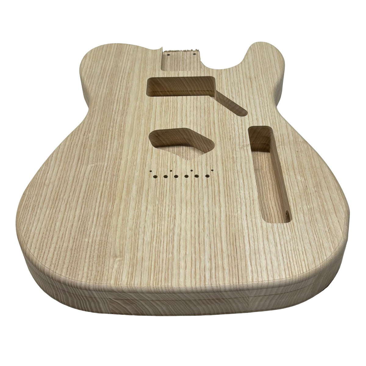 TL-Style White Ash Unfinished Fender Guitar Body #617 - Exotic Wood Zone