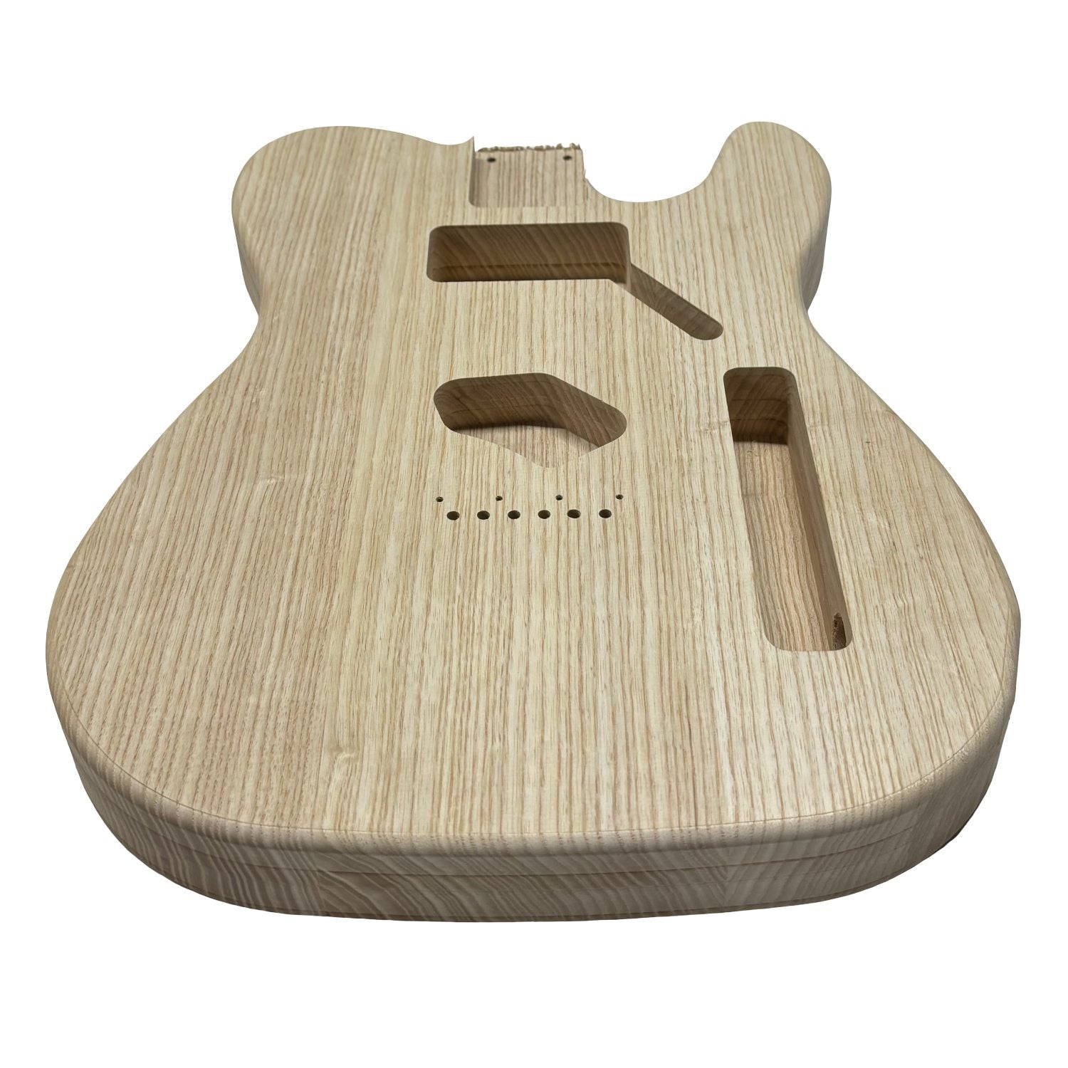 TL-Style White Ash Unfinished Fender Guitar Body #617 - Exotic Wood Zone