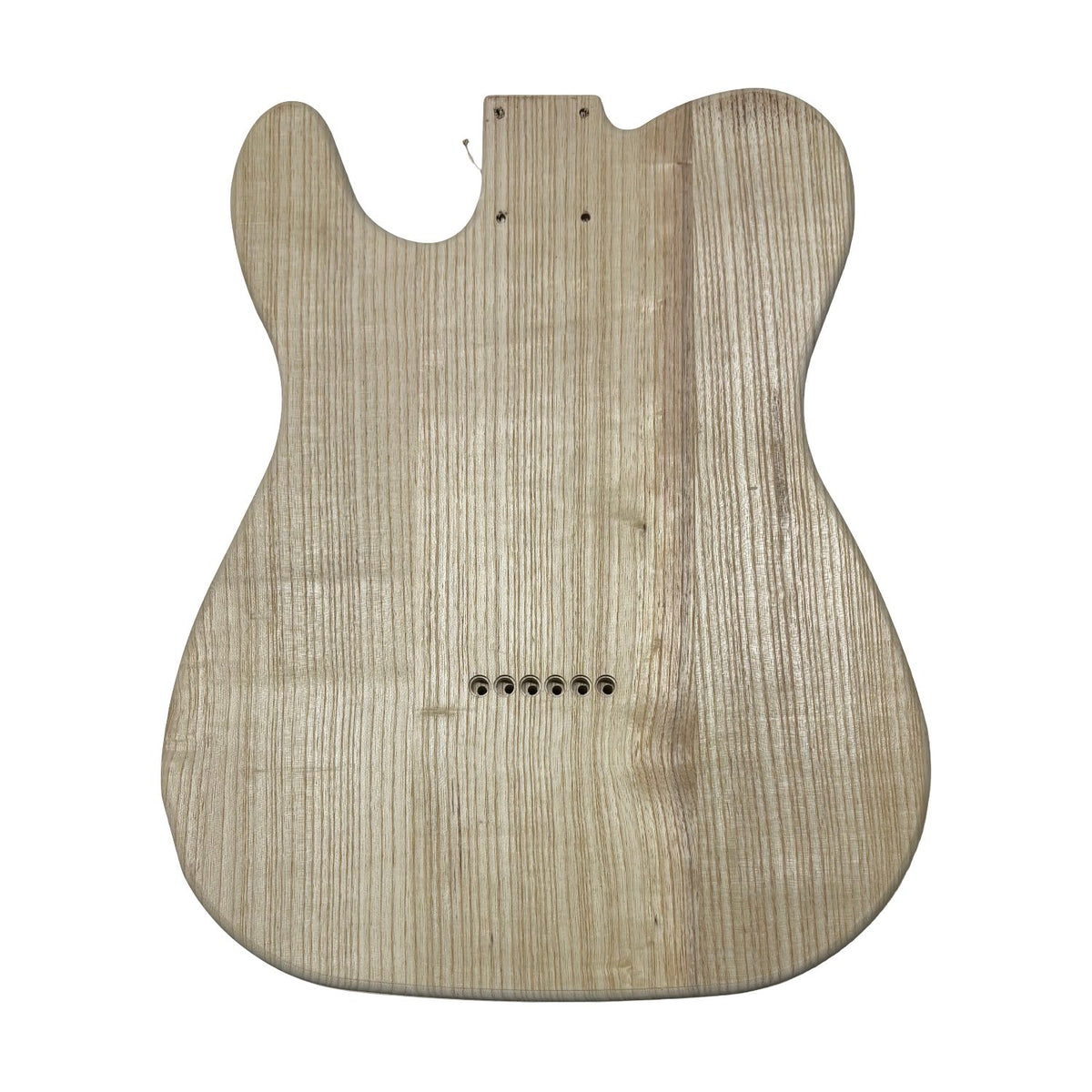 TL-Style White Ash Unfinished Fender Guitar Body #617 - Exotic Wood Zone