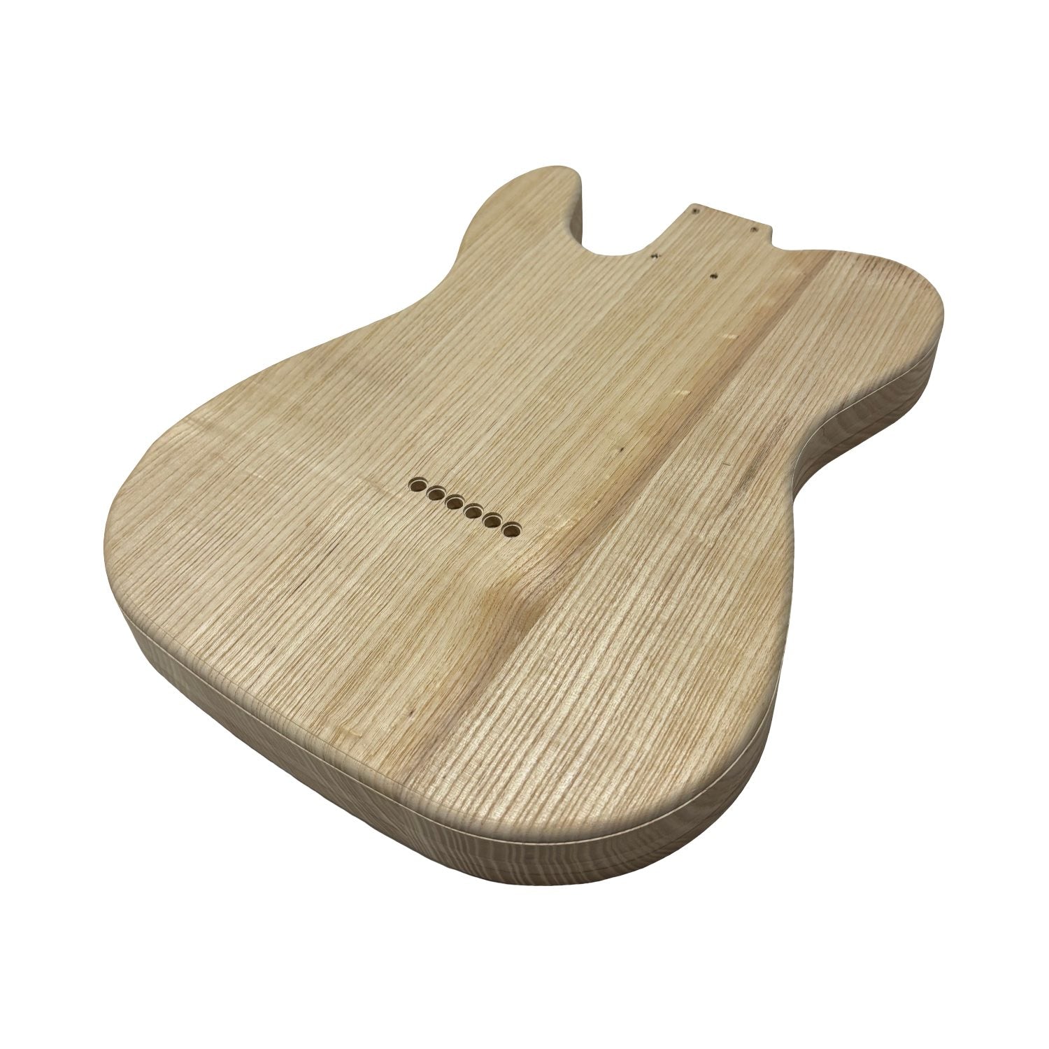 TL-Style White Ash Unfinished Fender Guitar Body #617 - Exotic Wood Zone