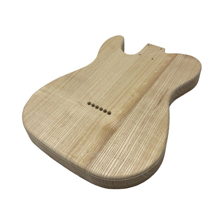 TL-Style White Ash Unfinished Fender Guitar Body #617 - Exotic Wood Zone
