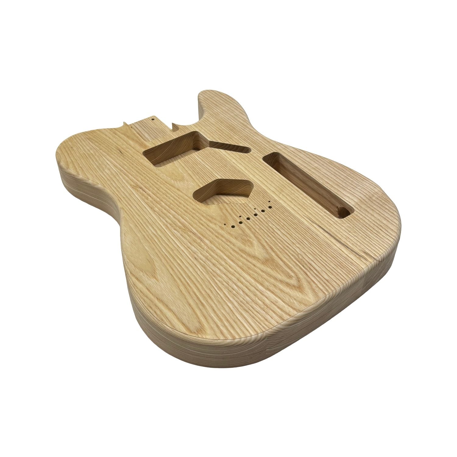 TL-Style White Ash Unfinished Fender Guitar Body #618 - Exotic Wood Zone