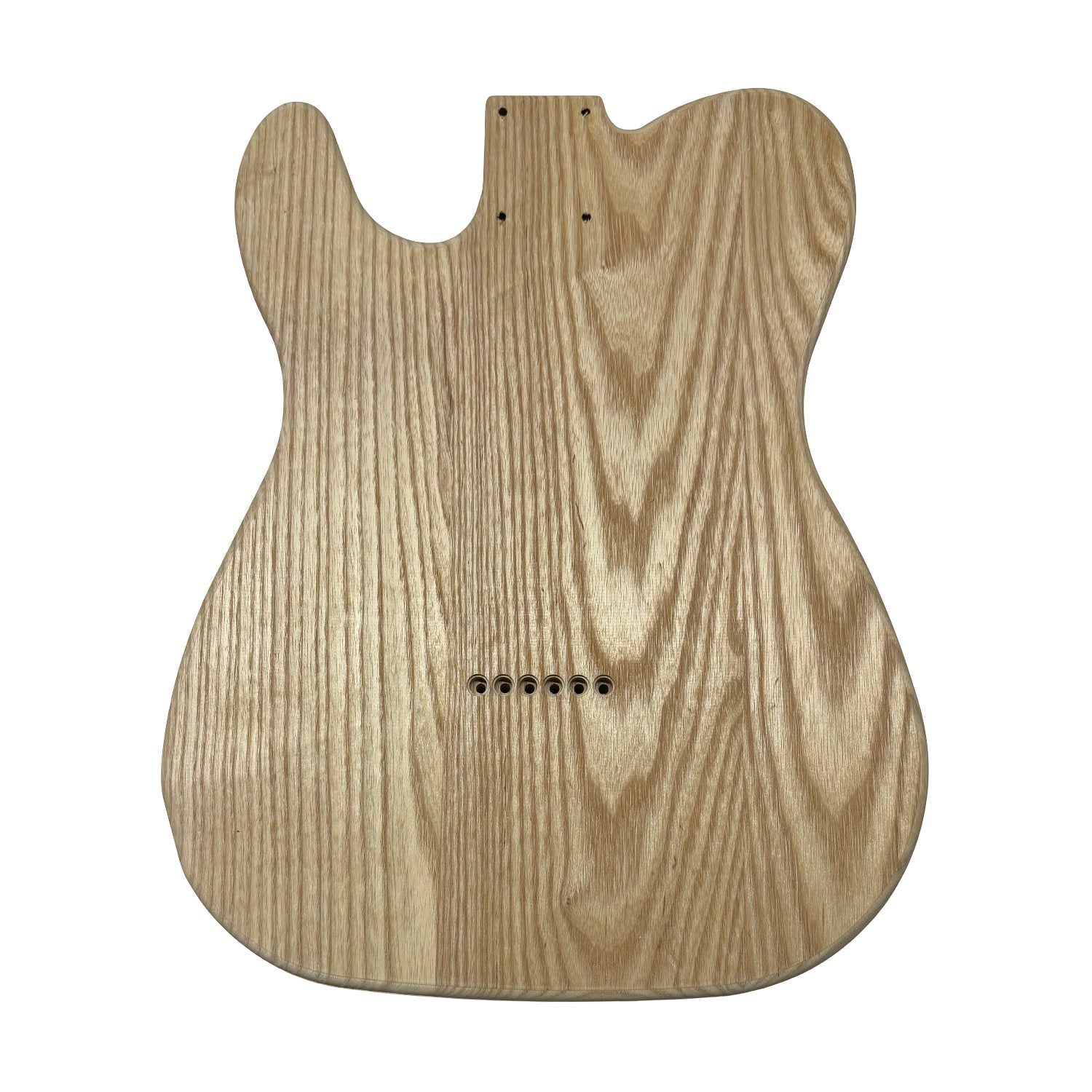 TL-Style White Ash Unfinished Fender Guitar Body #618 - Exotic Wood Zone