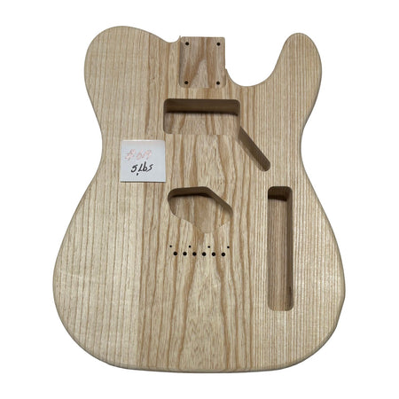 TL-Style White Ash Unfinished Fender Guitar Body #619 - Exotic Wood Zone