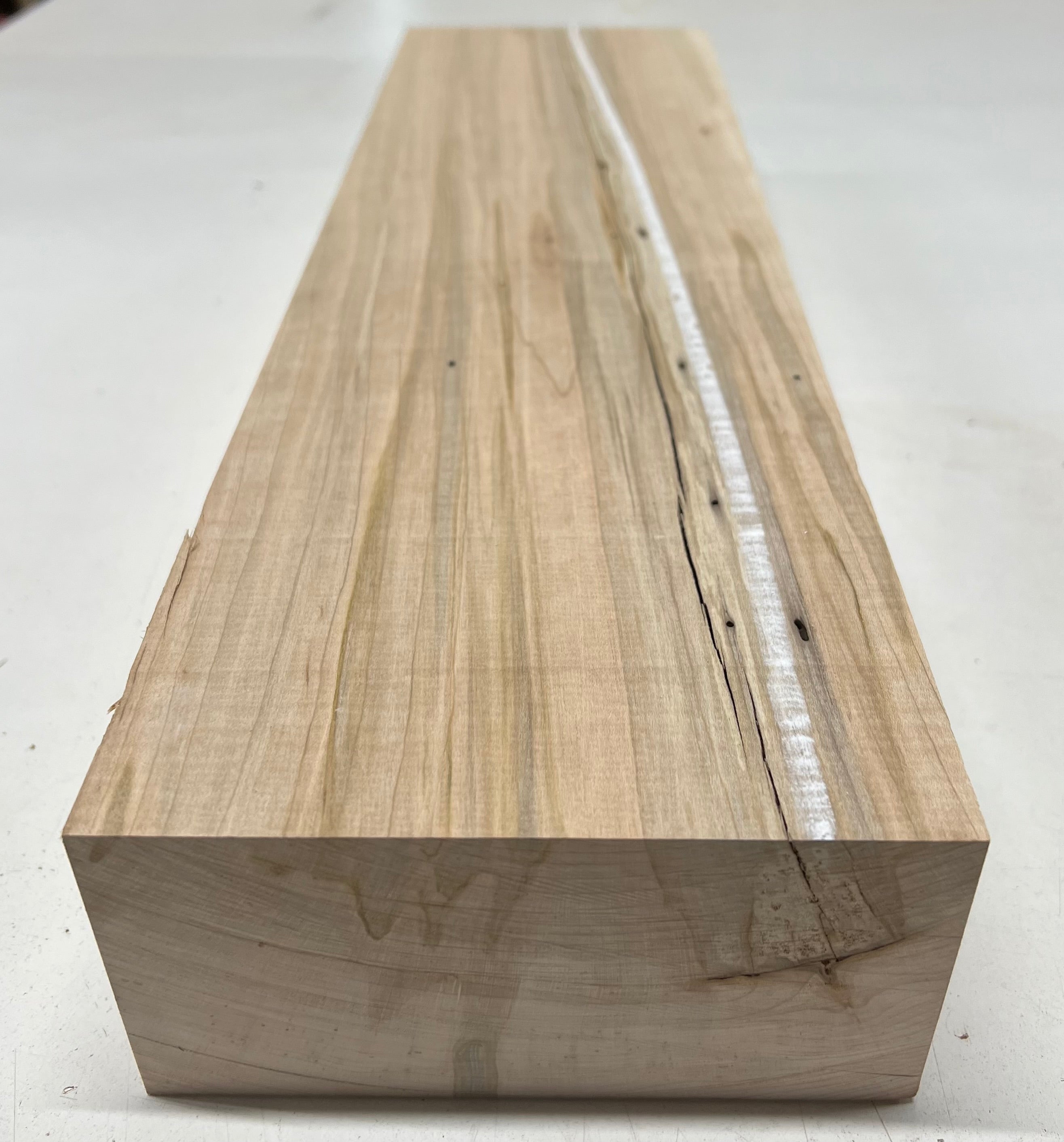 Ambrosia Maple Lumber Board Wood Blank 20"x6"x3" #177 - Exotic Wood Zone - Buy online Across USA 