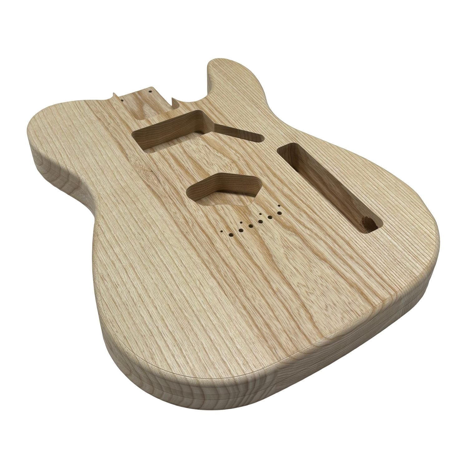 TL-Style White Ash Unfinished Fender Guitar Body #619 - Exotic Wood Zone