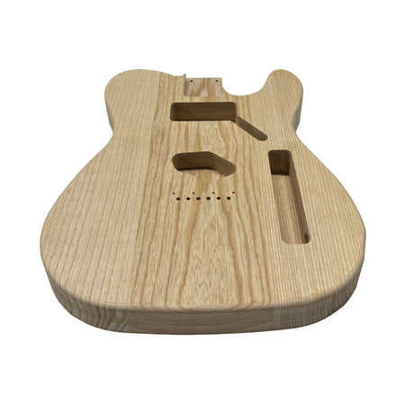TL-Style White Ash Unfinished Fender Guitar Body #619 - Exotic Wood Zone