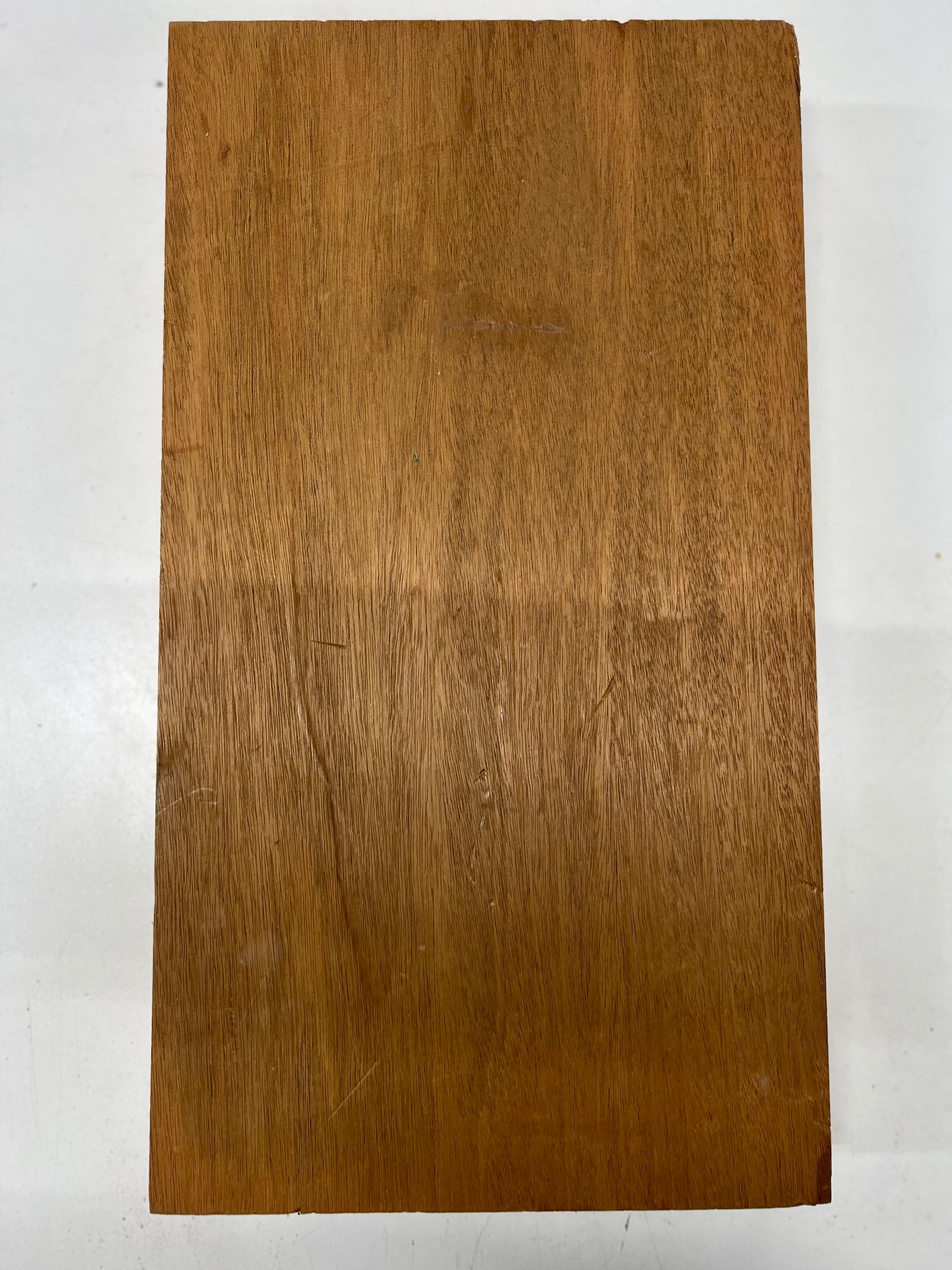 Honduran Mahogany Lumber Board Wood Blank 19&quot;x10-7/8&quot;x2-5/8&quot; 